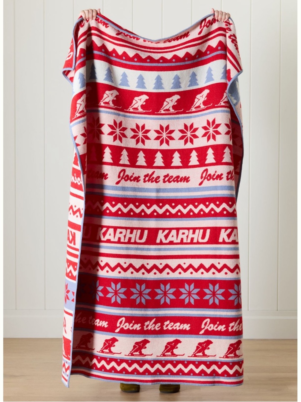 NWT Anthropologie Karhu Patterned Wool Throw Blanket, : 50" × 70"